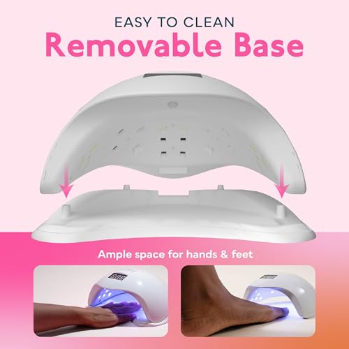 SUNUV SUN5 UV LED Nail Dryer Smart Nail Dryer 2.0 for Gel Polish with Timer, Sensor and LCD Screen at Home and Beauty Salon