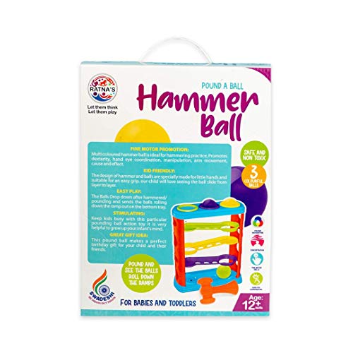 Hammer Ball Knock Ball for Babies and Toddlers Pound and See The Balls Roll Down The Ramps