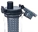 Hydracy Fruit Infuser Water Bottle - 25 Oz Sports Bottle with Full Length Infusion Rod and Insulating Sleeve Combo Set + 27 Fruit Infused Water Recipes eBook Gift - Charcoal Black