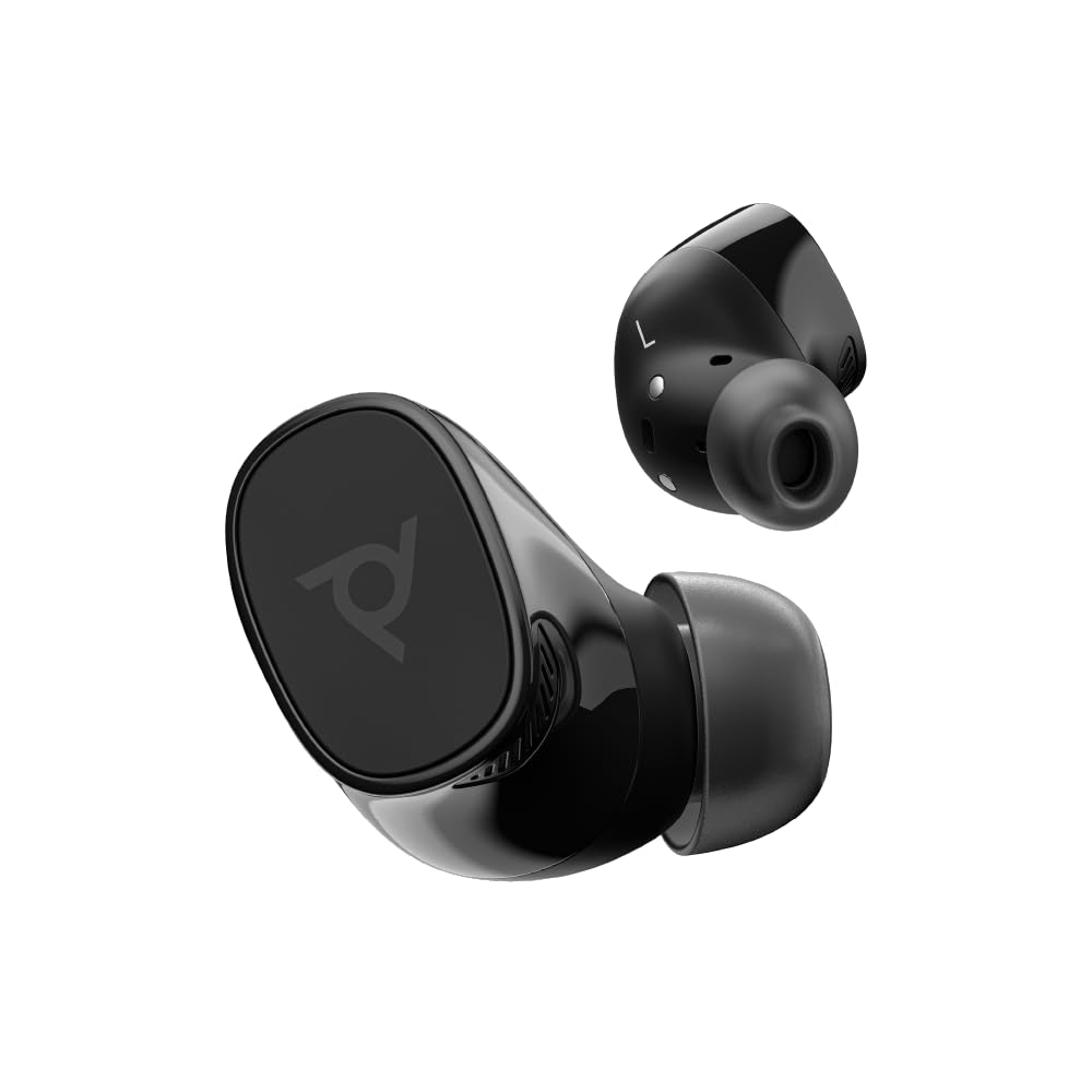 Poly – Voyager Free 20 – True Wireless Earbuds in Gray – Adaptive ANC, AI Enhanced Audio and Personalized Comfort – Works with PC/Mobile.