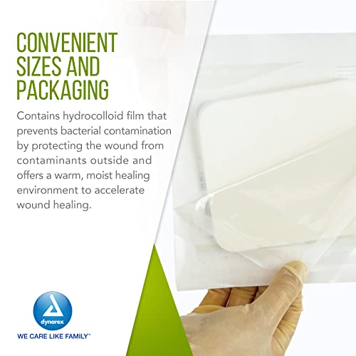 Dynarex CuraFoam Foam Dressings, NonBordered, Sterile, Provides