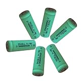 6pcs 2/3AAA Size NiMH Rechargeable Battery 400mah with Flat Top