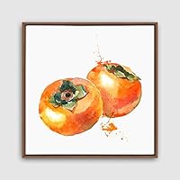 Framed Canvas Wall Art Vegetables Theme Design Canvas Prints Home Artwork Decoration for Living Room,Bedroom - 16x16 inches
