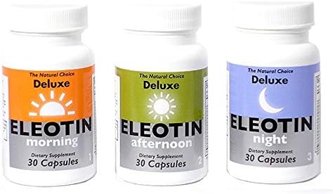 Support Blood Glucose Control, Eleotin Herbal Supplement - Deluxe 3-Pack