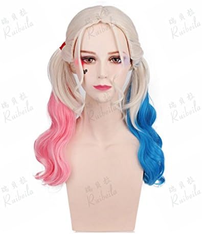 WIAGHUAS Female Wig Heat Cosplay Costume Party Gradient Cos Movie Anime,1