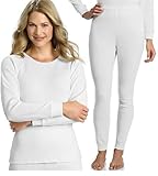 Hanes Everyday Women's Thermal Set (Long Sleeve Crew and Long Johns) - Colors Available