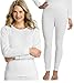 Hanes Everyday Women's Thermal Set (Long Sleeve Crew and Long Johns) - Colors Available