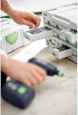 Festool 491986 Sys 3 Sortainer 12 Drawer Organizer System White view 3