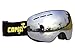 Kids Ski Goggles, COPOZZ Children Snow Glasses with Detachable Wide Vision Double Anti-fog Spherical Lens UV400 Protection for Youth Girls Boys Skiing Snowboarding Outdoor Sport