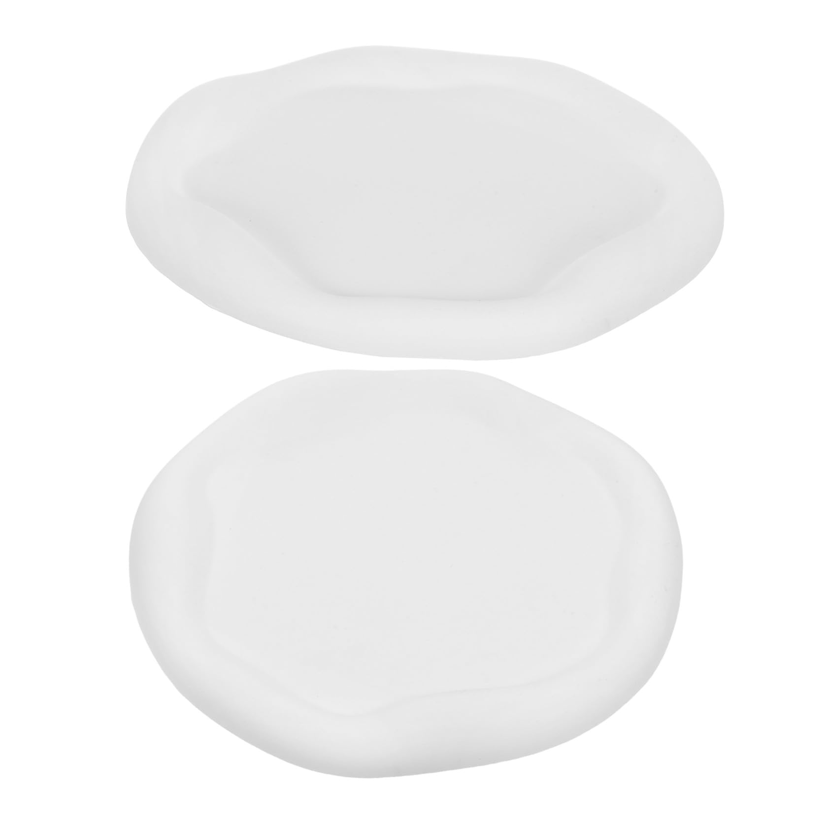 Cabilock 2pcs Desktop Rings Bracelet Small Trinket Photography Necklaces Girls Women Aesthetic Holder Home Decorative present for Storage Necklace Cloud Display Dish Dishes Key Craft Plates