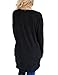 Buauty V Neck Tunic Dresses for Women Long Tops to Wear with Leggings Black XL