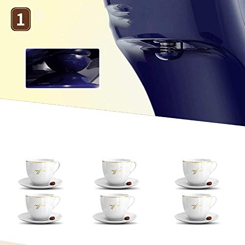 BJLWTQ Kaffeemaschine, Compact Filterkaffeemaschine, 0.6L Kapazität Kaffeemaschine Producing bis zu 5 Tassen, Timer… – Bild 7