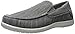Crocs Men's Santa Cruz II Luxe Slub Slipon Slip-On Loafer, Charcoal/Light Grey, 11 M US
