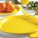 75-Count Value Pack Paper Dinner Plates, Schoolbus Yellow
