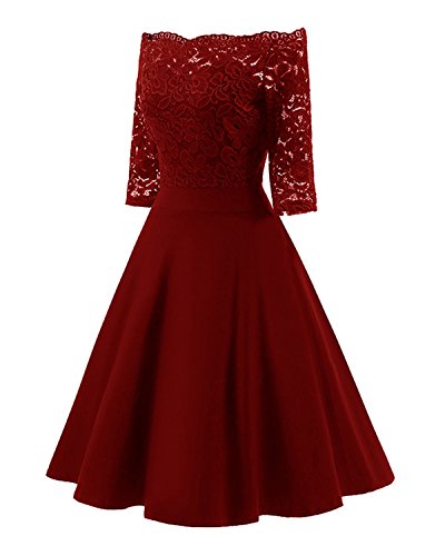 off the shoulder cocktail dresses with sleeves