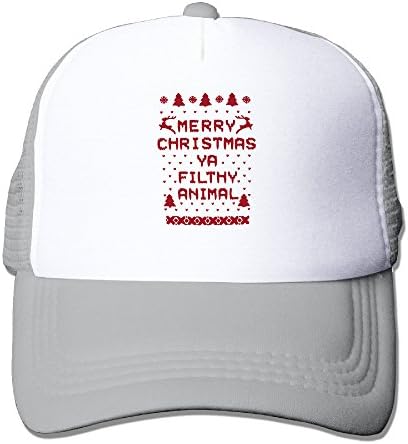 Merry Christmas Ya Filthy Animal Graphic Print Vintage Trucker Hats