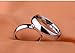 King Will BASIC Men's 8mm Classic High Polished Comfort Fit Domed Tungsten Metal Ring Wedding Band