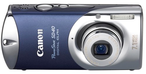 Canon PowerShot SD40 7.1MP Digital Elph Camera with 2.4x Optical Zoom (Noble Blue) Canon PowerShot SD40 7.1MP Digital Elph Camera with 2.4x Optical Zoom (Noble Blue)