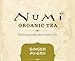 Numi Organic Tea Ginger Pu-erh, 16 Count (Pack of 1) Box of Tea Bags, Black Tea