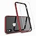Humixx Aluminum TPU Hybrid Shockproof Bumper Case for iPhone Xs/iPhone X [Extre Series]-Red