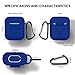 AirPods Case 9 In 1 Airpods Accessories Kits Silicone Cover and Skin Compatible Apple Airpods Charging Case with Airpods Ear Hook/Tips/Airpods Strap/Clips/Watch Band Holder/Zipper Box LIGHT BLUEthumb 2