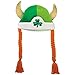 Amscan Shamrock Viking Hat with Braids, Multicolor, 21