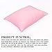 NTBAY Zippered Toddler Pillowcases Set of 2, 100% Brushed Microfiber 13x18 Pillowcases, Super Soft and Cozy Travel Kids Nursery Pillow Cases, 13x18 Inches, Pink