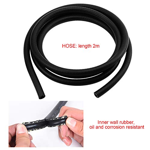 WiMas Benzineslang Kit, brandstofpijp, vacuümbuis, 2 meter brandstoflijn + 2 STKS 6 mm/8 mm benzinefilter + 10 STKS… - Image 5