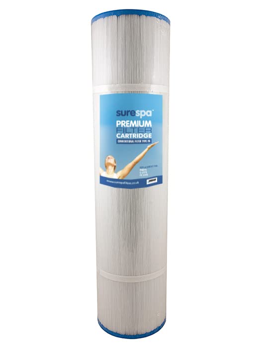 Surespa Hot Tub Filter - Replaces Unicel C4975, Pleatco PRB75, Filbur FC-2395, SC733, Darlly 40751, Magnum RA75. 75 sq ft Hydropool Hot Tub Filter Type 26 (Conventional Reemay Filtration Material)