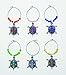 Puzzled Sea Turtle Wine Charms (Set of 6)