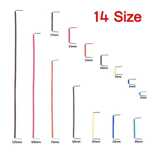 Organizer 560pcs Jumper Wire Kit 14 Lengths Assorted Preformed Breadboard Jumper Wire for Breadboard Prototyping Solder Circuits