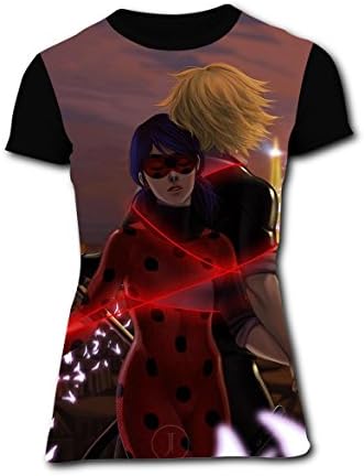 RAWWALKERONE Miraculous-Ladybug Lover T-shirts Tee T Shirt Costume for Women XXL