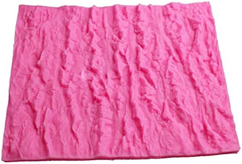 GuanjunLI 1Pc Resin UV Glue Crafts Mold 3D Tree Bark Texture Silicone Epoxy Creative DIY Art Pendant Brooch Jewelry Tool Accessory