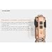 Nitecore TIP 360 Lumen USB Rechargeable Keychain Flashlight & LumenTac USB Charging Cable (Copper, More color in Options)