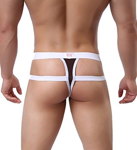 Men's Underwear Sexy Mesh Men's Taste T Word Pants Men's Underwear Fun Multi-Colors M Coffee