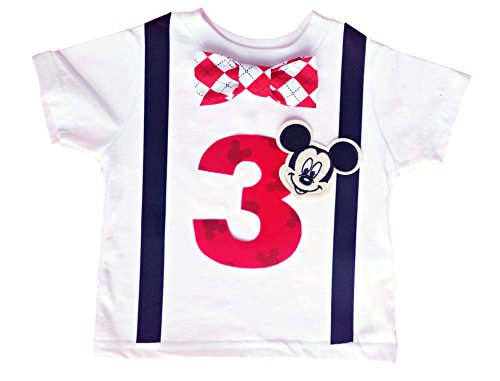 3rd Birthday Shirt Boys Mickey Mouse 