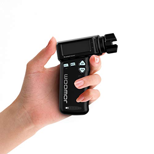 JOWOOM T2 PLUS (2019) Smart Automatic Guitar & Ukulele Tuner | Fast Guitars Auto-Tuner With 180rpm Electric String Winder | USB Rechargeable Battery | Black