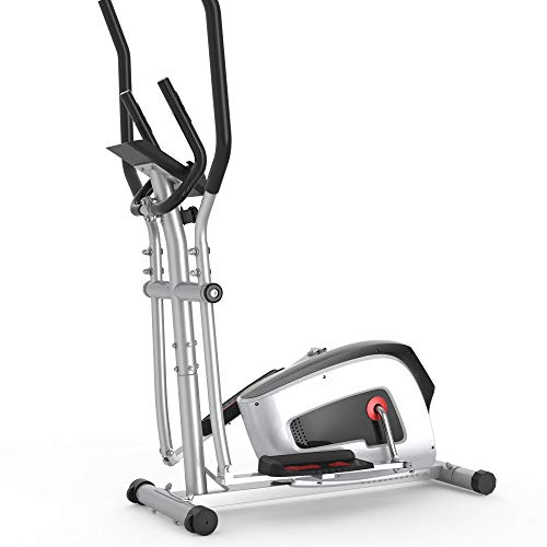 Home Elliptical Cross Machine Smooth Quiet Drive with LCD Monitor and Tension Control