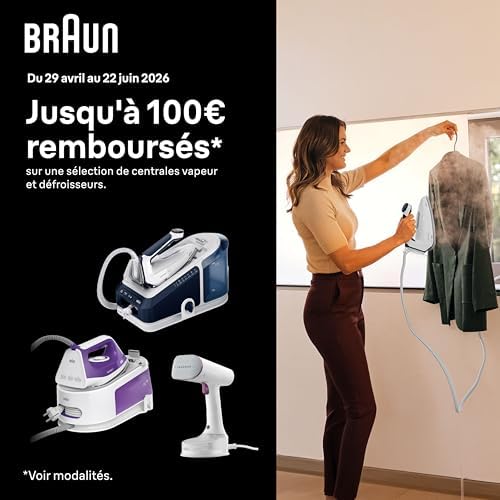 CareStyle 1 - Centrale Vapeur Compacte avec Double Steam, Semelle Super Ceramic FreeGlide 3D, Réservoir 1,5L, Repassage Rapide et Sûr, Bleu (IS1012BL)