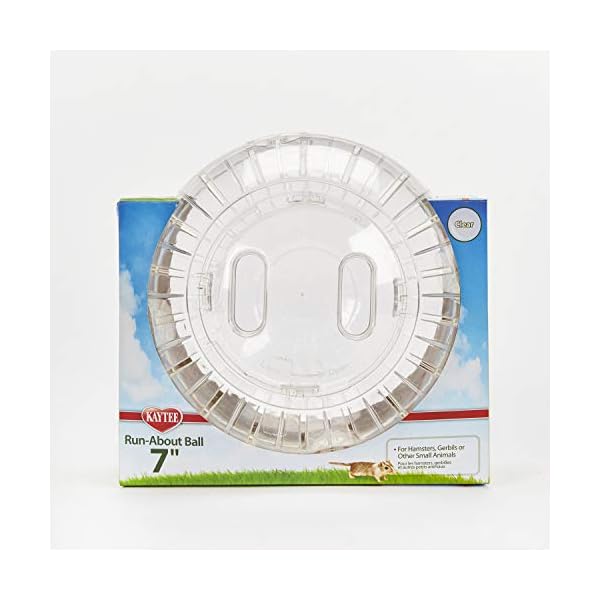 Kaytee-Transparent-Hamster-Ball-Premium-178-cm Kaytee Transparent Hamster Ball Premium, 17.8 cm