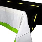 Blue Orchards Road Tablecovers (2), Racing Party Supplies, Cars Themed Birthday Party