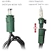 KingDom-LL 50 LED Bulbs Christmas Lights Plug in - AIDDOMM, LED Bulbs String Lights for Outdoor and Indoor, Party, Patio, Warm White, Green Wire, 25 Feet, UL Listed