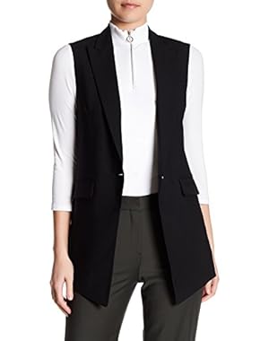 Women's Flavio Edition Wool Blend Vest in Black Size 4