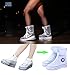 ARUNNERS Rain Shoe Covers for Women (White, XL)