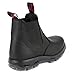 RedbacK Men's Bobcat UBBK Black Elastic Sided Soft Toe Leather Leather Work Boot
