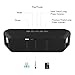 Portable Bass Dual Stereo Speaker Wireless Bluetooth Speaker Support Handsfree AUX USB TF Card Mic for iPhone /iPad/Phones/Tablet/Computer (Black)