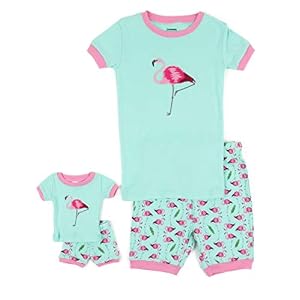 Leveret-Shorts-Kids-Toddler-Pajamas-Matching-Doll-Girls-Pajamas-100-Cotton-Owl-Pjs-Set-2-10-Years-Fits-American-Girl