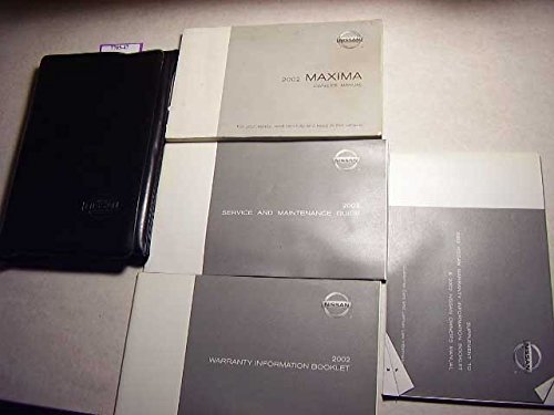 2002 Nissan Maxima Owners Manual