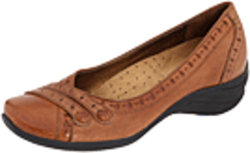 Hush Puppies Women's Burlesque Wedge Shoes Tan 7 M