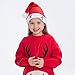 1 Dozen Fancy Santa Hats with 1 Dozen Jingle Bell Necklaces for Christmas Party-ONE SIZE FITS ALL